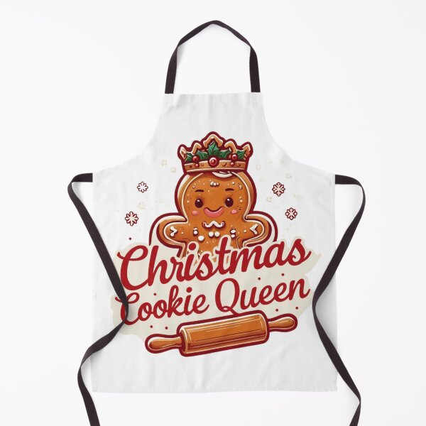 Item preview, Christmas Cookie Queen – Festive Gingerbread Holiday Baking Apparel designed and sold by PureInkMerch.