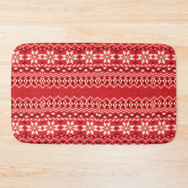 Item preview, Retro 1980s Ugly Christmas Party Scandinavian Nordic Knitted Sweater  designed and sold by LEILA ART SPACE.