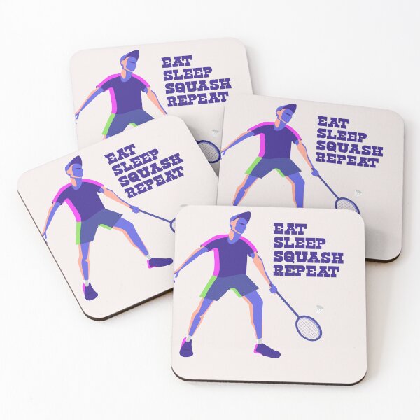 Item preview, eat sleep squash repeat designed and sold by WAISLYV.