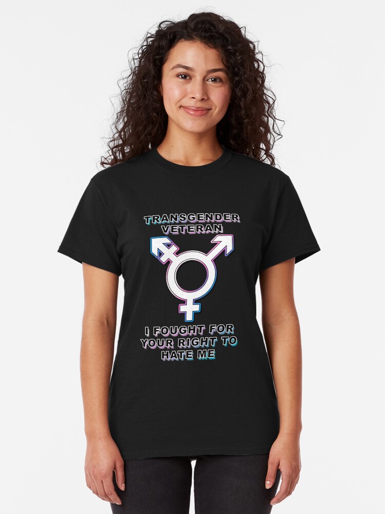Alternate view of Trans Veteran Classic T-Shirt