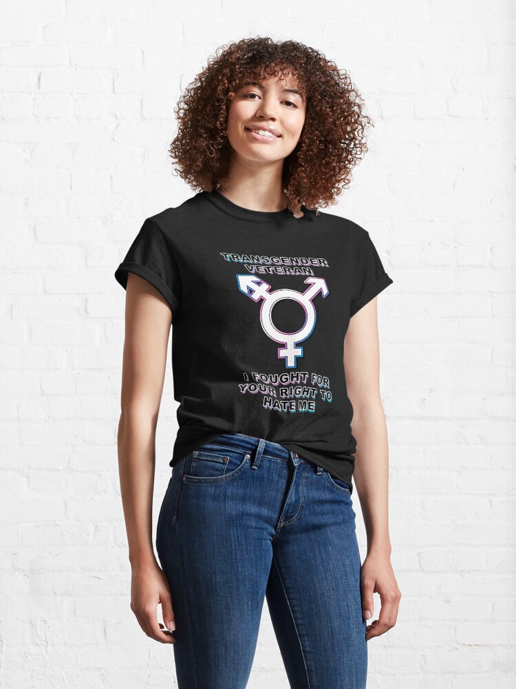 Alternate view of Trans Veteran Classic T-Shirt