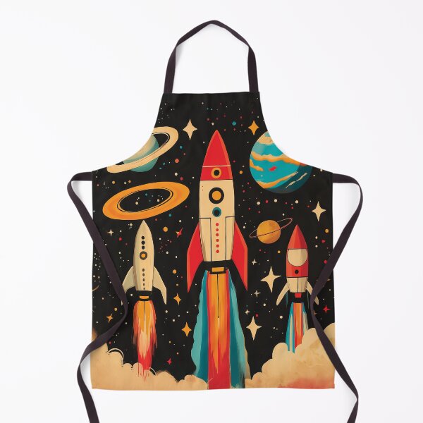 Item preview, A colorful and playful design of rockets soaring through space. designed and sold by HEMRO.