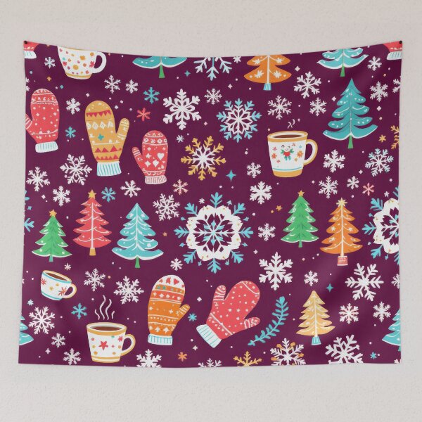 Item preview, Colorful Winter Pattern designed and sold by lalylaura.