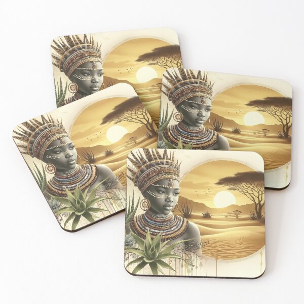 Item preview, Sunset Silhouette: African Savannah and Tribal Beauty designed and sold by Antoni Bouless.