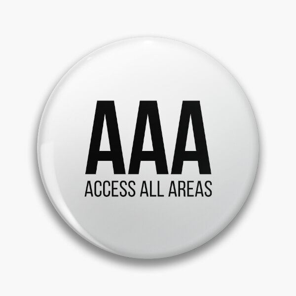 Item preview, AAA: Access All Areas designed and sold by SquigglyLizard.
