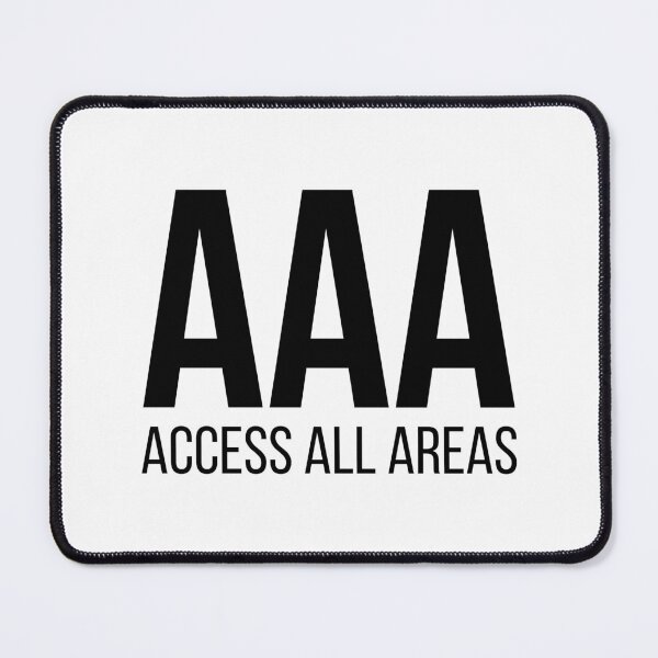 Item preview, AAA: Access All Areas designed and sold by SquigglyLizard.