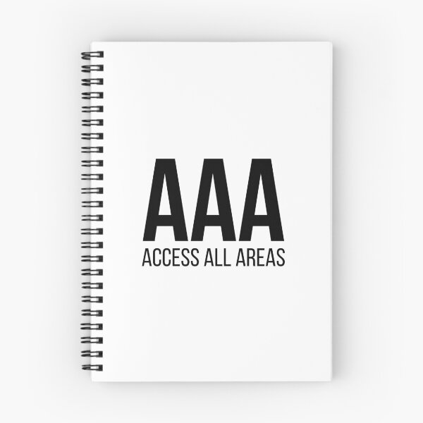 Item preview, AAA: Access All Areas designed and sold by SquigglyLizard.