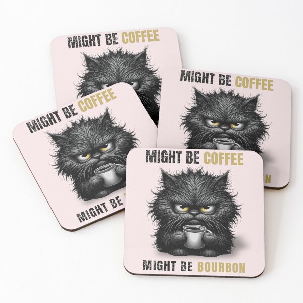 Item preview, Might Be Coffee Might Be Bourbon Coffee Lovers designed and sold by ManiaGrania.