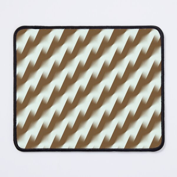 Item preview, Diagonal Stripe Stepped Zig Zag Pattern Gradient Brown designed and sold by taiche.