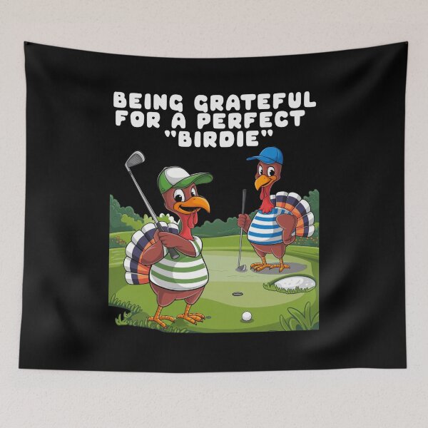 Item preview, Being Grateful For A Perfect "Birdie". Thanksgiving Turkeys Golfing designed and sold by signshirtz.