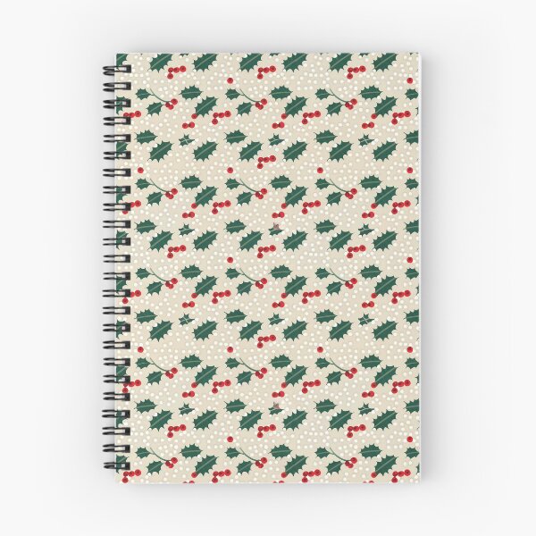 Item preview, Holly Berry & Snowflake Pattern | Festive Winter Decor designed and sold by HahaHandlesHub.