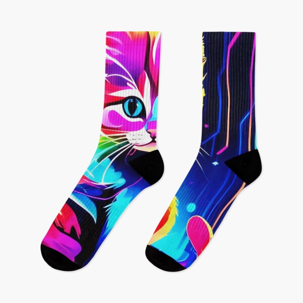 Item preview, Vibrant Cat Artwork designed and sold by Health And Fitness Posts e-Store.