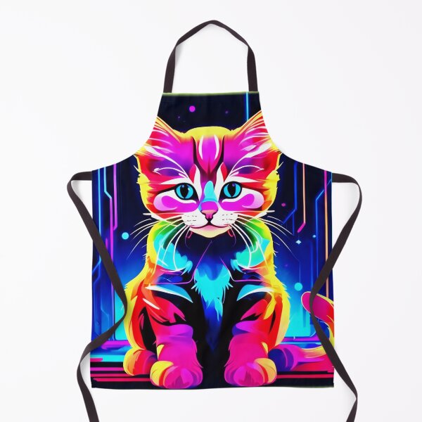 Item preview, Vibrant Cat Artwork designed and sold by Health And Fitness Posts e-Store.