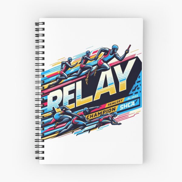 Item preview, Speed & Teamwork: Relay Race Sticker designed and sold by dreambigdrive38.