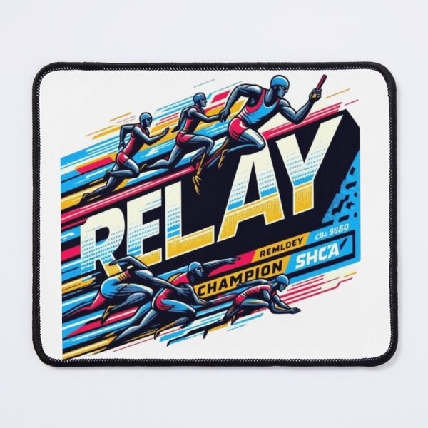 Item preview, Speed & Teamwork: Relay Race Sticker designed and sold by dreambigdrive38.