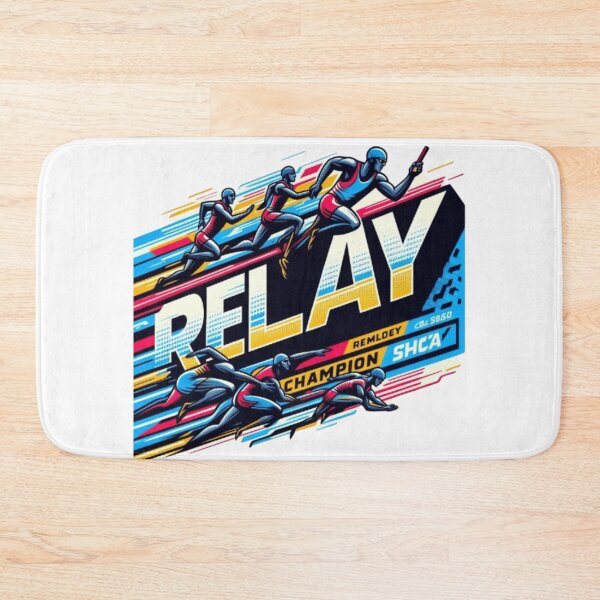 Item preview, Speed & Teamwork: Relay Race Sticker designed and sold by dreambigdrive38.