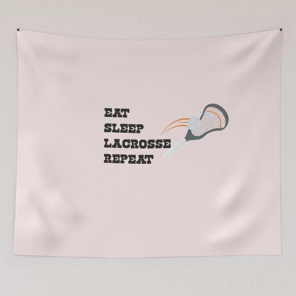 Item preview, eat sleep Lacrosse  repeat designed and sold by WAISLYV.