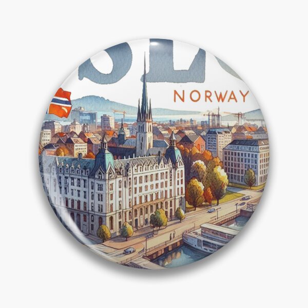 Item preview, Oslo Norway City Skyline Capital designed and sold by erkinmaddison.