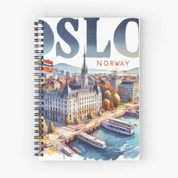 Item preview, Oslo Norway City Skyline Capital designed and sold by erkinmaddison.