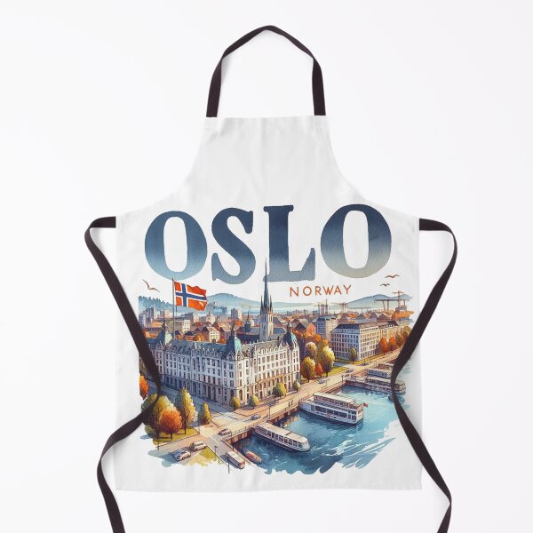Item preview, Oslo Norway City Skyline Capital designed and sold by erkinmaddison.