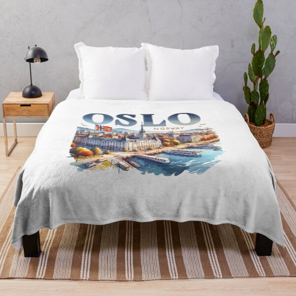 Item preview, Oslo Norway City Skyline Capital designed and sold by erkinmaddison.
