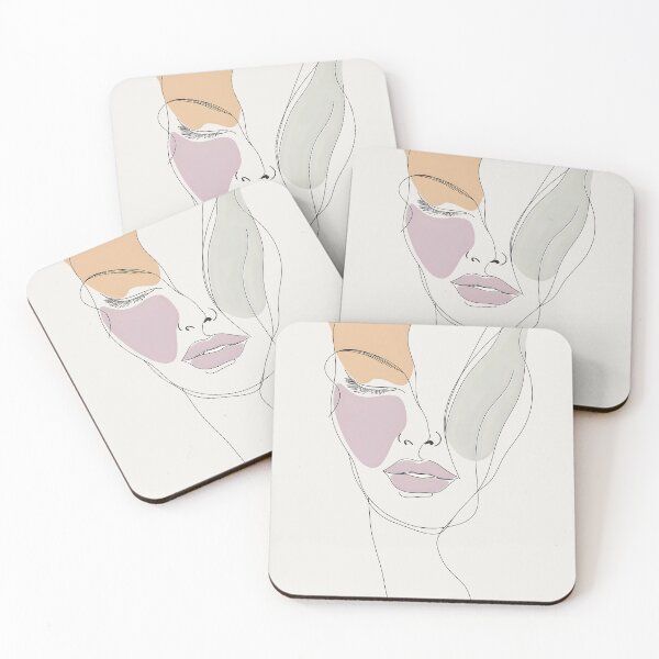 Item preview, Single line elegant woman portrait 2 designed and sold by Art Happens.