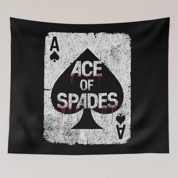 Item preview, Heavy Metal Grunge Ace of Spades  – Distressed Bloody Card Design designed and sold by paulo silveira.