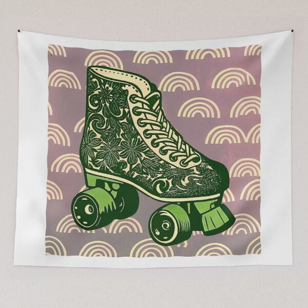Item preview, T-Shirt Design Trending: VINTAGE ROLLERSKATE designed and sold by ForeverPrintsOK.