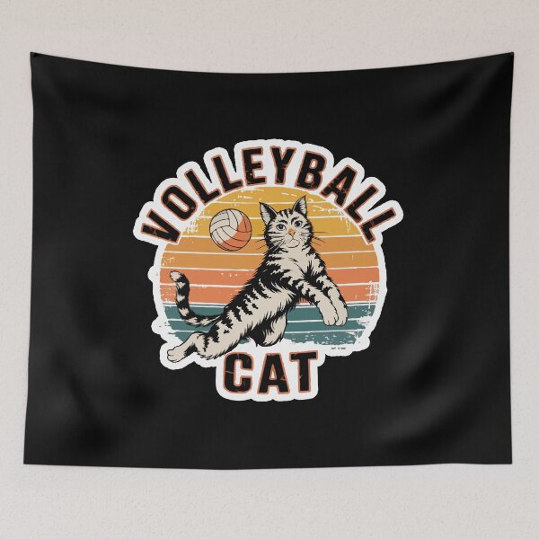 Item preview, Volleyball Cat Classic  designed and sold by MizoX7.