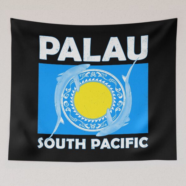 Item preview, Blue shark Palau South Pacific designed and sold by NicGrayGraphic.