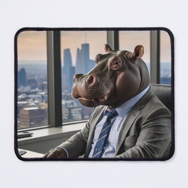 Item preview, Corporate Hippo at the Office designed and sold by vk09.