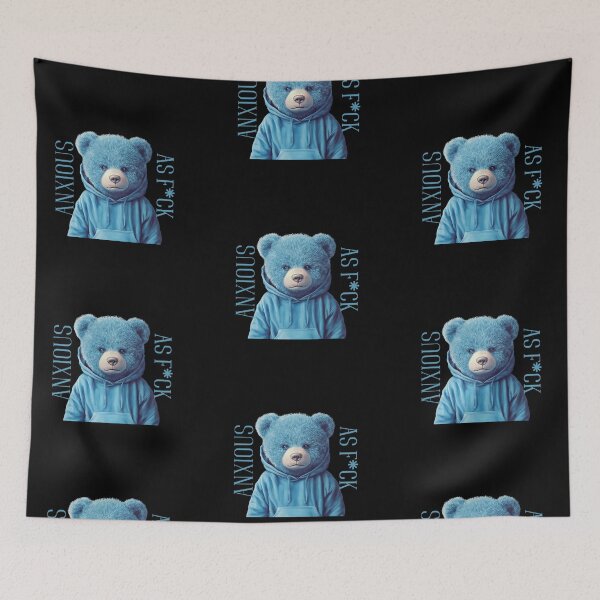 Item preview, Anxious as f*ck bear designed and sold by QueerPenguin.