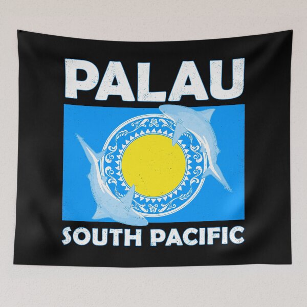 Item preview, bull shark Palau South Pacific designed and sold by NicGrayGraphic.