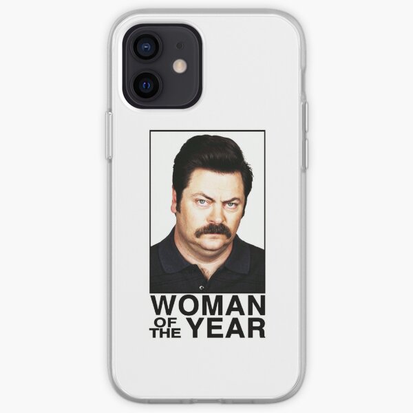 WOMAN OF THE YEAR - RON SWANSON iPhone Soft Case