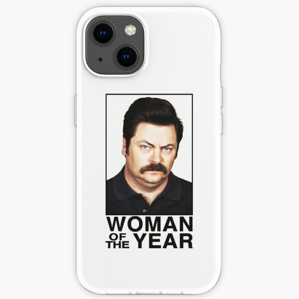 WOMAN OF THE YEAR - RON SWANSON iPhone Soft Case