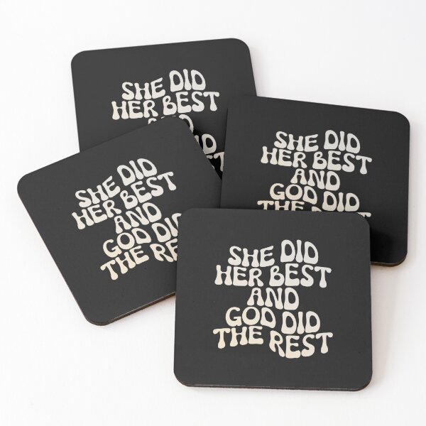 Item preview, She Did Her Best and God Did the Rest Inspirational Faith designed and sold by Lillyamstronger.
