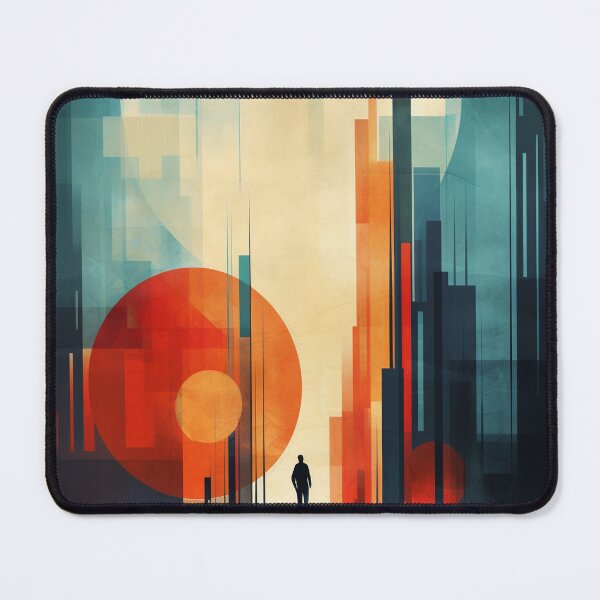 Item preview, AI generated art - Bauhaus inspired abstract poster 4 designed and sold by Sk33t5.