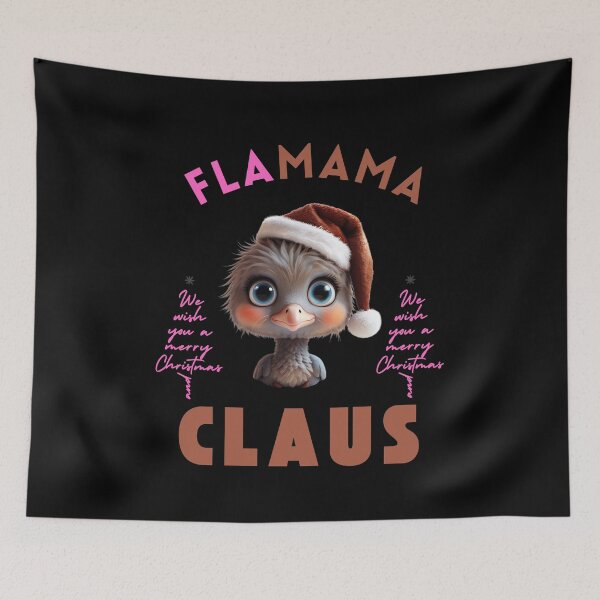 Item preview, Flamingo Christmas: Mama Claus’ Tropical Magic designed and sold by Colorful-Garden.