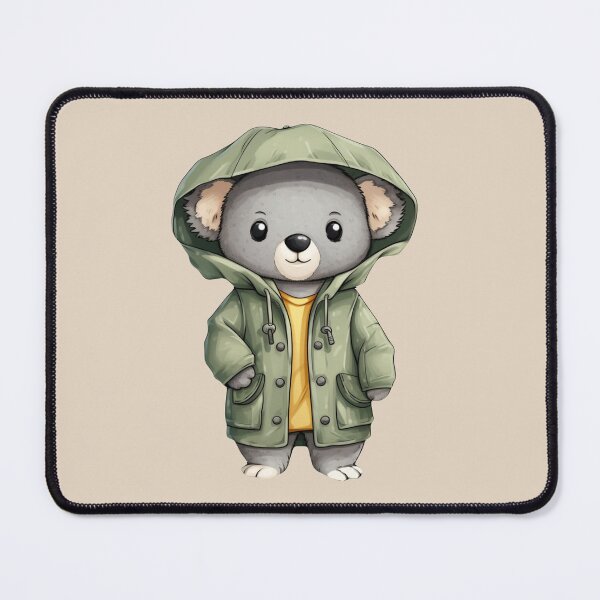 Item preview, Koala Dressed in Raincoat designed and sold by Myra365Art.