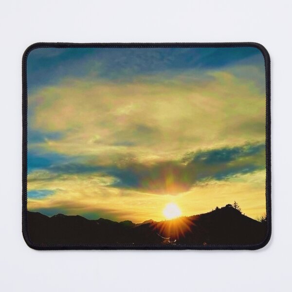 Item preview, Sunset Road Leading to Majestic Mountain Peaks designed and sold by IFLYBaby.