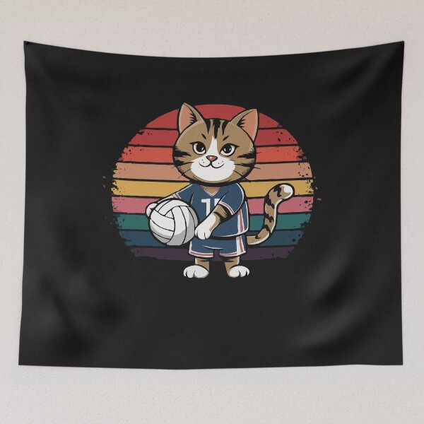 Item preview, Volleyball Cat Classic  designed and sold by MizoX7.