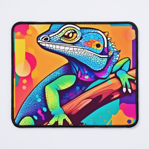 Item preview, Vibrant Lizard Artwork designed and sold by Health And Fitness Posts e-Store.