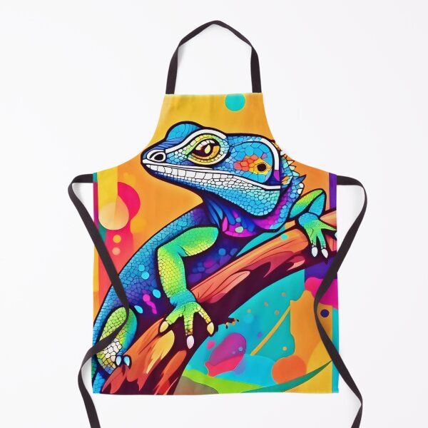Item preview, Vibrant Lizard Artwork designed and sold by Health And Fitness Posts e-Store.