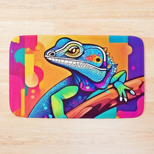 Item preview, Vibrant Lizard Artwork designed and sold by Health And Fitness Posts e-Store.