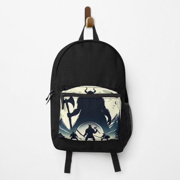 Item preview, a viking in the moonlight designed and sold by KMBdesings.