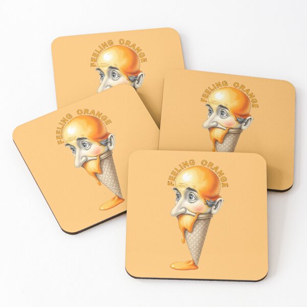 Artikelvorschau, Gefühl Orange Expressive Eis entworfen und verkauft von dogboxstudio.