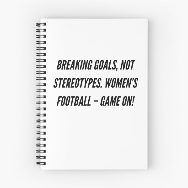 Item preview, Breaking Goals Not Stereotypes Women’s Football  designed and sold by QueerPenguin.