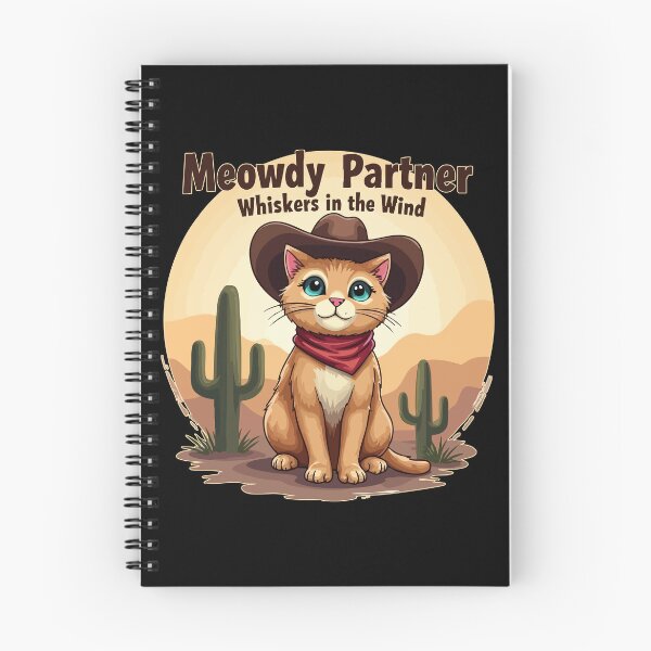 Item preview, Meowdy Partner Whiskers in the Wind Kawaii designed and sold by TomFrontierArt.
