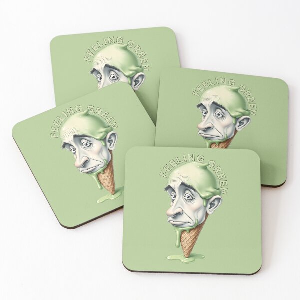 Item preview, Feeling Green Expressive Ice Cream designed and sold by dogboxstudio.