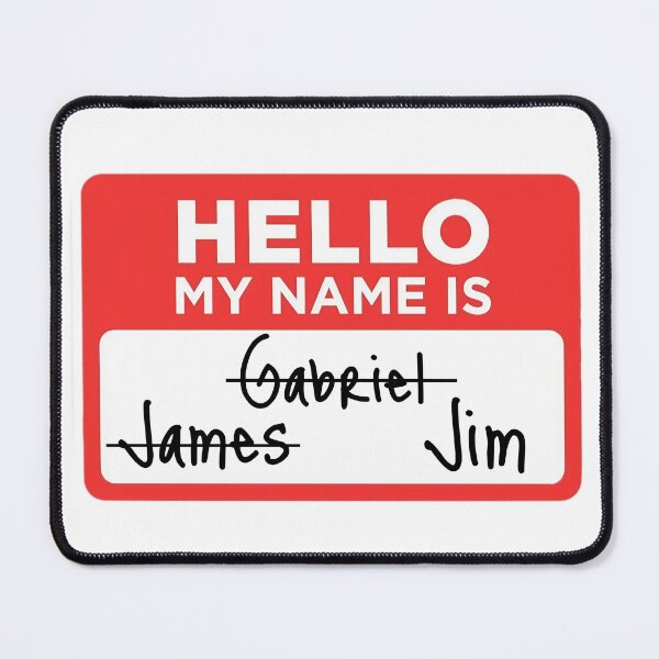 Item preview, Assistant Bookseller Nametag designed and sold by RuthandRose.